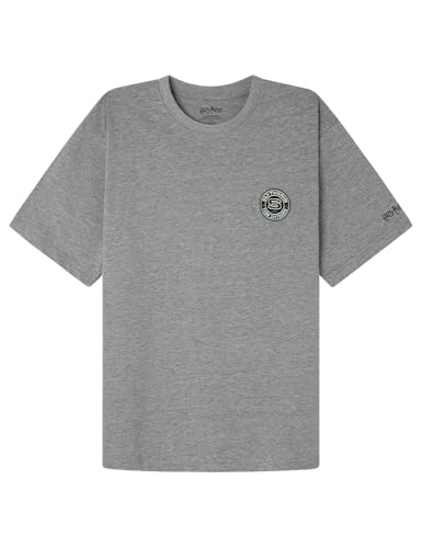 Springfield Nueva Camisa De Estructura con Bordado De Árboles, Gris, XL