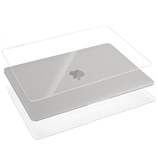Mosiso Plastic Hard Case with Keyboard Cover for Macbook 12 Inch with Retina Display Model A1534 (Newest Version 2017/2016/2015), Crystal Clear