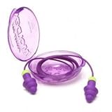 Moldex Rockets Reusable Corded Earplugs with Plastic Carrying Case, 1 Pair