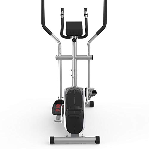 Home Elliptical Cross Machine Smooth Quiet Drive with LCD Monitor and Tension Control