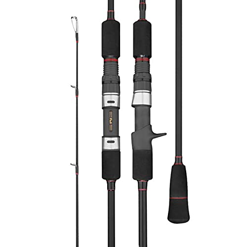 GooFish Matte Black Fuji Setting Size 6'6 Slow Pitch Jigging Rod