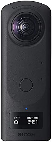 RICOH THETA Z1 51GB Black 360° camera, two 1.0-inch back-illuminated CMOS sensors, increased 51GB internal mem