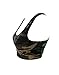 bluensquare Racer Back Sports Bra for Women Camouflage/Leopard Removable Pad Yoga Gym Fitness Crop Top