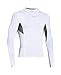 Under Armour Men's CoolSwitch Long Sleeve Compression Shirt, White/Graphite, Large