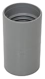 Flexaust 03100240 Genesis PVC Double Threaded Hose Connector for Series Commercial, FLX Plus, Uni-Loop, UT and Dips 1.5" Vacuum Hoses