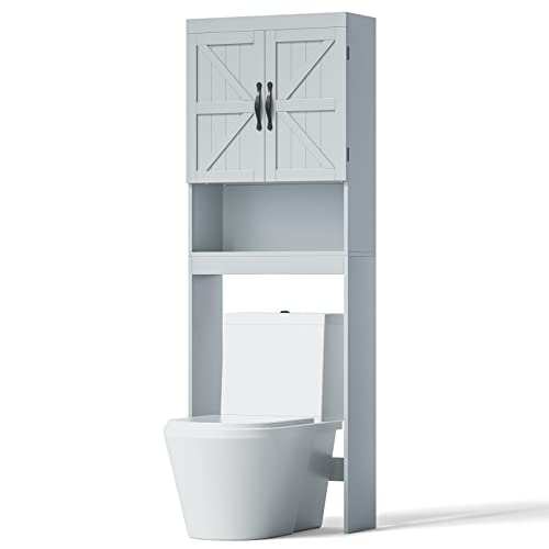 SRIWATANA Over The Toilet Storage Cabinet, Bathroom Organizer with ...