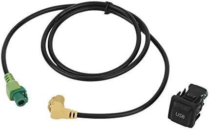 New - Black And - White 3.5MM Ports 3 Pins GL1800 High Quality USB Switch Cable For Volkswagen ABS And Electric Element Hot - Black and - White