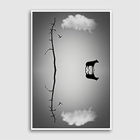 Framed Canvas Wall Art for Living Room, Bedroom Sky Canvas Prints for Modern Home Decoration Ready to Hang - 16"x24" inches