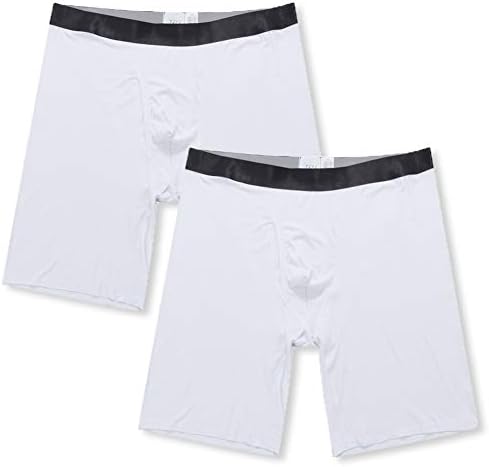 Y2Y2 2-Pack Men's Modal Underwear 9" Long Leg Boxer Briefs
