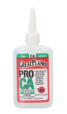 Great Planes Pro CA Glue 2 oz Thin GPMR6003