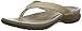 Crocs Women's Capri V Flip Flop, Casual & Simple Sandals for Women, Chai/Walnut, 10 M US