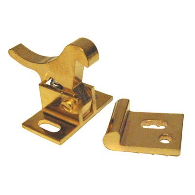 10 Pac Brass Heavy Duty Elbow Latch Window& Cabinet Door Catch with Screw