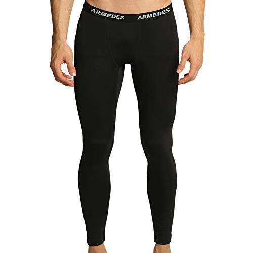 ARMEDES Men's Thermal Wintergear Microfiber Fleece Lined Compression Baselayer Long Sleeve Tops & Pants AR-22/23/24/31/33/34