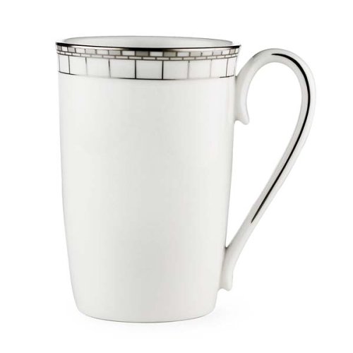 Lenox Timeless Bone China Platinum Banded Accent Mug