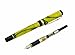 Jinhao Century Fashion Tiger Eye Color Black Line Celluloid Fountain Pen 18kgp Fine Nib with Pen Pouch