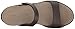 crocs Women's Cleo V Flat Sandal, Espresso/Mushroom, 8 M US