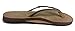 Rainbow Sandals Women's Flirty Braidy Single Layer Classic Leather Sandal, Sierra Brown/Expresso, Small