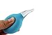 PREMIUM Nasal Aspirator for Baby Mucus Suction - BPA-Free Bulb Syringe, Reusable Booger Sucker & Remover, Best for Infant Nose Congestion Relief, 100% Safe Snot Cleaner - Buy Yours Today! (Sky Blue)