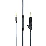 NewFantasia cable for Bose QuietComfort 15 / Bose QuietComfort 2 / QC15 / QC2 Headphones, Remote volume control & Mic fit Samsung Galaxy Sony Xiaomi Huawei Android
