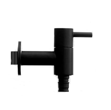 Xzfddn Stainless Steel Black Color Faucet Outside Tap Washing