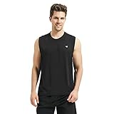 Roadbox Men's Performance Sleeveless Workout Muscle Bodybuilding Tank Tops Shirts