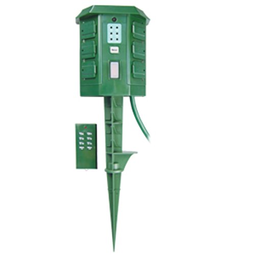 Master Electrician  SP-039 6 Outlet Stake with Remote Control
