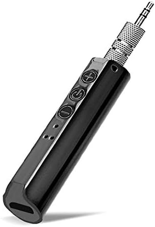 iBesi Bluetooth Receiver, Portable Wireless Bluetooth Adapter for Car/Home Stereo/Headphones/PC Handsfree Water-Proof with 3.5mm Jack. (Black)