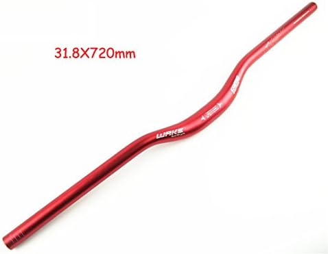 SHOUBING Downhill Race Mountain Bike Handlebar 31.8720Mm Bicycle Ultra Long Bar Aluminum Alloy Riser Handlebars Mtb Bike Parts red 720mm