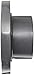Spears 856P Series PVC Pipe Fitting, Van Stone Flange, Class 150, Schedule 80, Gray, 3