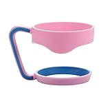 Handle for 30 oz Yeti , Rtic Rambler Tumbler Cooler Handle Vacuum Insulated Cup Holder Grip to be Mug Accessories,Color Pink