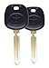 REMOTE STORE Bundle of Genuine TOY44G-PT Toyota TRANSPONDER Keys 89785-08040 Master Key & 2032 Duracell Battery