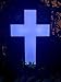 Solar Lighted Cross by Eternal Light | Illuminated Grave Marker Heartfelt Cemetery Decoration