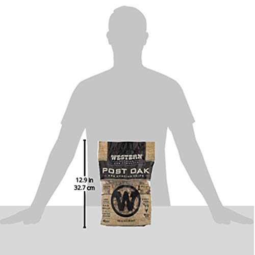 Western Premium BBQ Products Post Oak BBQ Smoking Chips, 180 cu in - Thumbnail 4