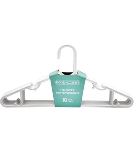 Houten Kleerhangers 10 Stuks - Made In EU - Witte Houten Hanger Voor Je Garderobe Haak 360 Draaibaar Inkepingen In De Schouders Hangers Clothes