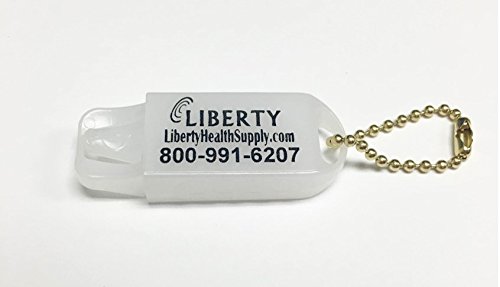 Mini Super Dri-Aid Hearing Aid Dehumidifier by Hal-Hen - Includes Free Liberty Keychain Battery Holder