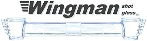 Wingman Shot Glass – Adult Party Game For 2 To Drink &amp; Have Fun – Super Fun Shot Glass Drinking Games For Adults – Ideal For Weddings, Kickbacks, Parties, Tailgates, Get Togethers, &amp; Much More!