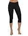ODODOS Women's Mid Waisted Tummy Control Yoga Capris,19