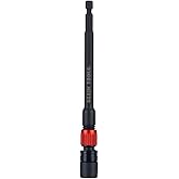 Klein Tools 31088 6-Inch Dual-Lock Extension, 1/4-Inch Hex Shank Impact Bit Holder, Quick-Release Locking Mechanism with Secondary Twist Lock, Compatible with Impact Drivers and Drills