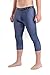 Bucwild Sports 3/4 Basketball Compression Pants Tights for Youth Boys & Men