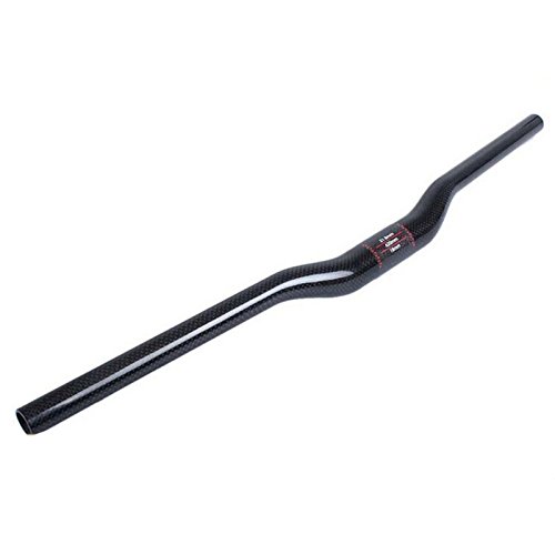 Handlebar Full Carbon Fiber Straight Handlebar MTB Bike  Bicycle Flat Bar Riser Bar Model:Riser Length:680mm