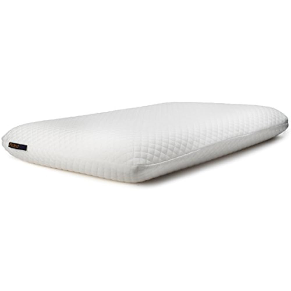 Ultra Slim Sleeper Memory Foam Pillow Extra Low Profile Cotton Cover