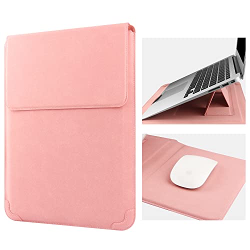 Laptop sleeve with stand pink