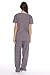 11150W Just Love Women's Scrub Sets / Medical Scrubs / Nursing Scrubs - S, Steel Grey with Aqua Trim,Steel Grey With Aqua Trim,Small