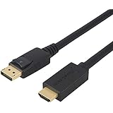 CableCreation Active DP to HDMI Cable(DP1.2), 6ft DisplayPort to HDMI,4K x 2K &amp; 3D Audio&amp;Video, Eyefinity Multi-Screen Support,1.8M / Black