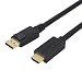 Active DP to HDMI Cable(DP1.2), CableCreation 6ft DisplayPort to HDMI,4K x 2K & 3D Audio&Video, Eyefinity Multi-Screen Support,1.8M / Black primary