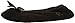 isotoner Women's Terry Ballerinas, Black, Medium