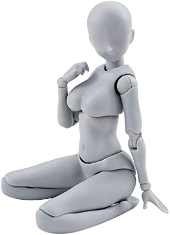 1 Set of Action Figure Model, Human Mannequin Man/Woman Action Figure Equitment with Accessories Kit,Suitable for Sketching, Painting, Drawing, Artist, Kids, Cartoon Figures Action (B)