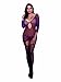 Dreamgirl Women's Plus-Size Istanbul Fishnet Garter Dress and Stockings Set