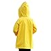 Age 2-10 Years Kids Hooded Button Down Long Jacket Bow Lightweight Raincoat
