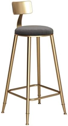 TXXM Barstools Counter Bar Stools Barstools Cafeteria Dining Chair High Stool with Velvet Cushion for Bar Living Room Kitchen Bar Counter Chair, Seat Height: 45cm, 60cm, 68cm, 73cm, 78cm, 85cm